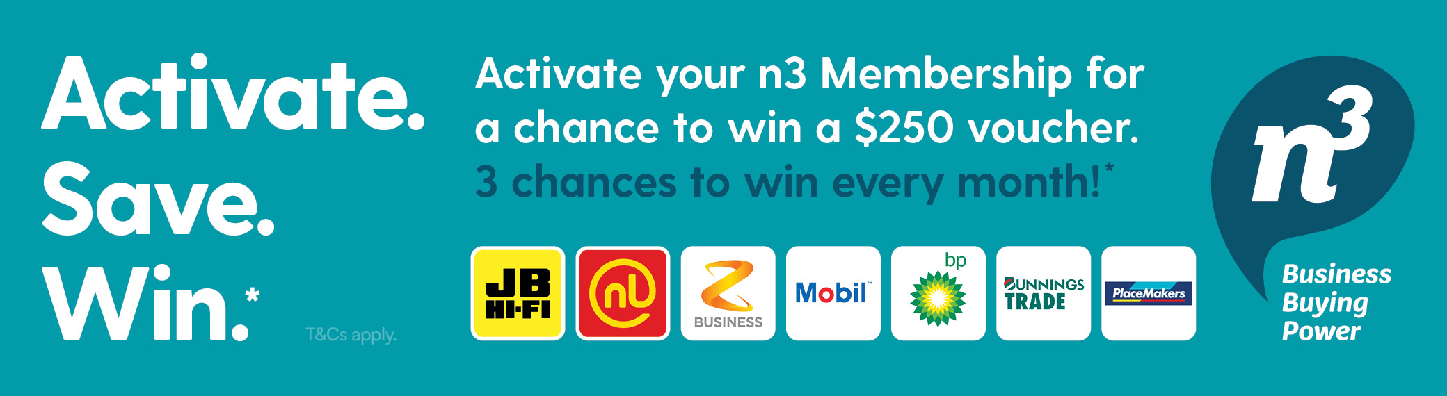 Activate your n3 Membership and go in the draw to WIN!