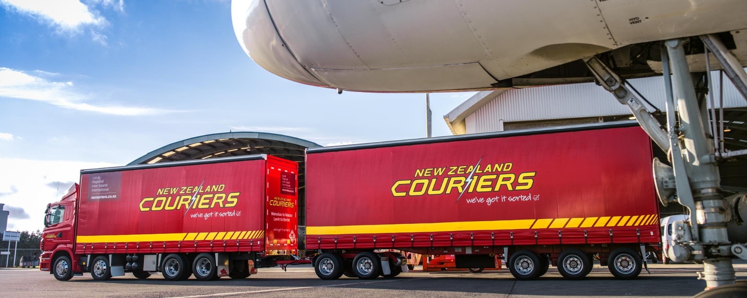 New Zealand Couriers Freight Truck