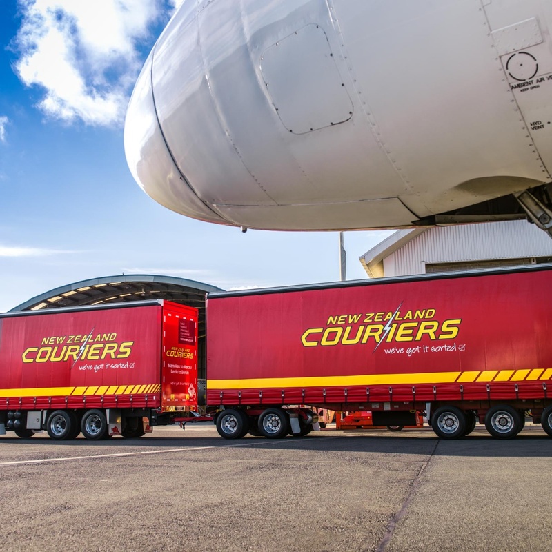 New Zealand Couriers Freight Truck